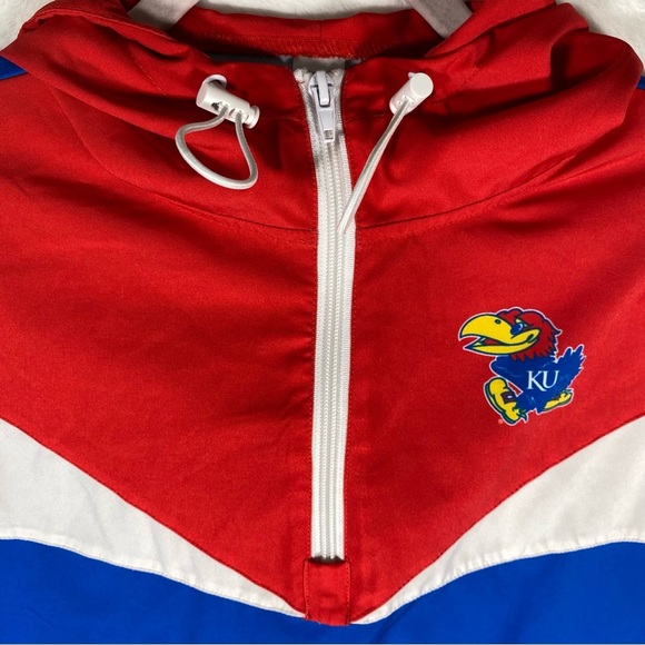 Zoozats Women’s Kansas Jayhawks Half Zip Hoodie Jacket‎ Size medium Sports - Picture 3 of 10